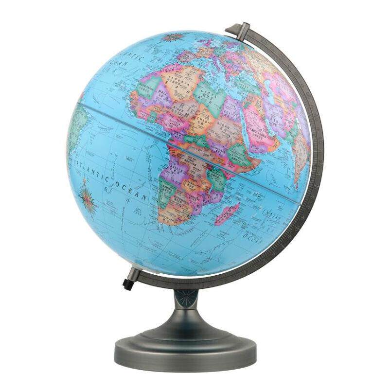 当当网 博目 30cm中英文政区地球仪(金属支架) 办公用品 教学研究 北京博目地图制品有限公司 测绘出版社 正版书籍