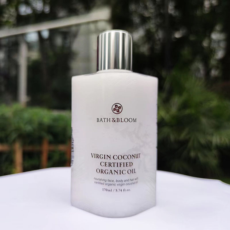 BATHBLOOM纯椰子精油身体按摩面部护肤滋润紧致护发泰国正品170ML