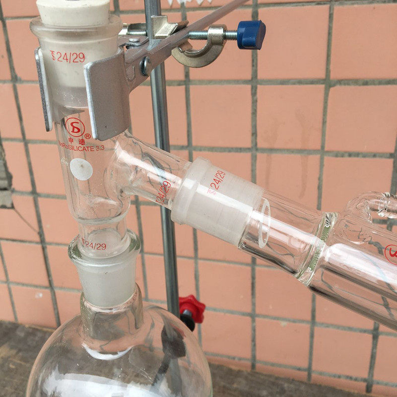 全套500ml蒸馏水装置提纯提炼萃取植物芳香精油花露水纯露化学