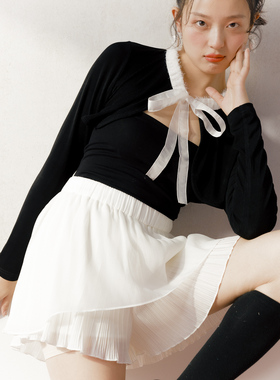 te by frigidOrg短裤女夏季薄款白色阔腿裤子女高腰显瘦新款裙裤