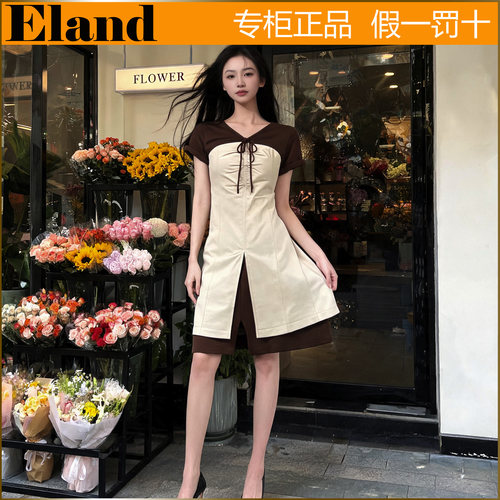 大牌清仓ROEM夏假两件显瘦连衣裙