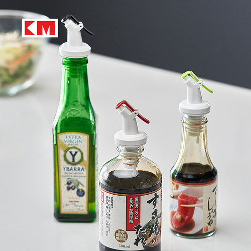 KM 1290按压式自动开合瓶塞酱油瓶嘴调料瓶导流嘴大象苏打水瓶塞
