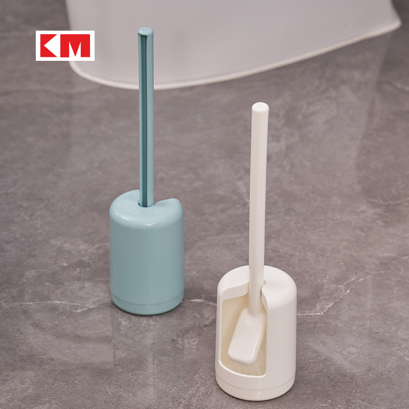 KM 6240 带底座马桶刷套装家用无死角卫生间刷子洗厕所专用清洁刷