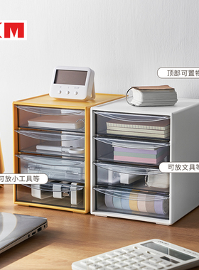 NSH 6092抽屉收纳盒桌面文具首饰化妆品分格整理盒书桌小物收纳柜