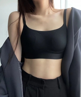 新款梧桐花开HN23624浮影系列超薄无钢圈抹胸款内衣大胸显小文胸