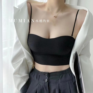 肩带可拆卸美背HN65202 梧桐花开内衣光面抹胸百搭22626无钢圈薄款