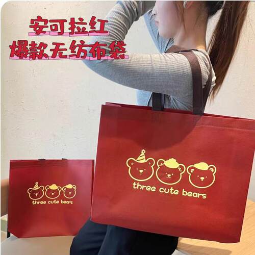 服装店无纺布袋子定制logo