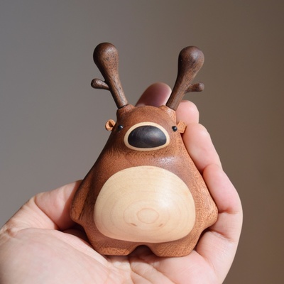 条条大鹿通罗马【慕物】按摩神器摆件