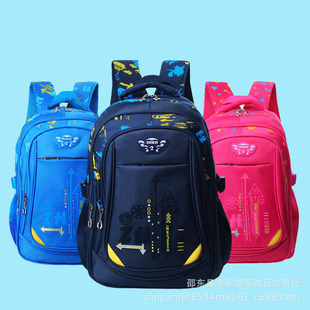 耐磨时尚新款护脊耐磨学生男女1-3-6年级儿童书包女6-14周岁双肩