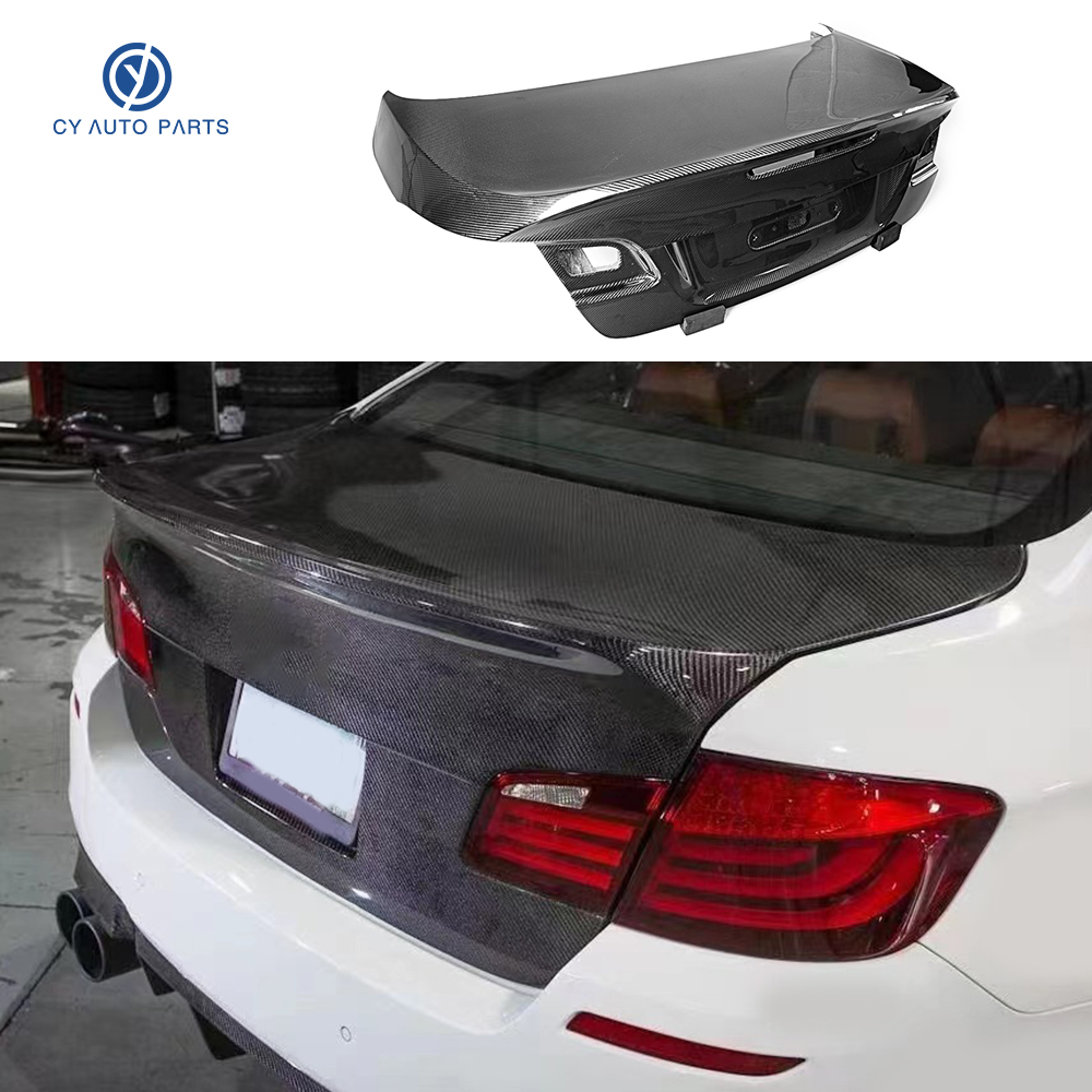 宝马3系E92E93CSL碳纤尾盖包安装