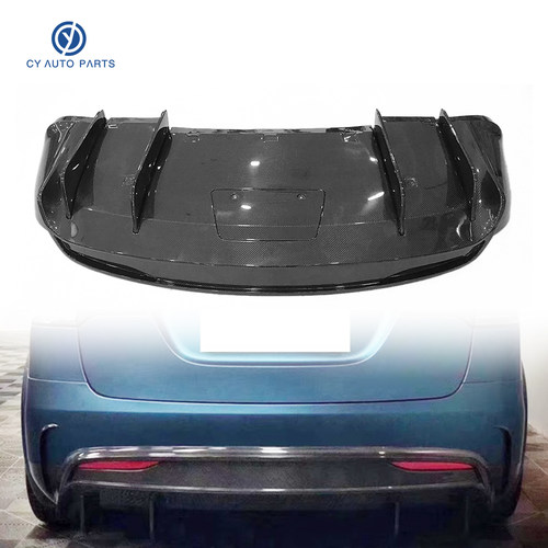 适用于特斯拉Model X改装RZ款小包围碳纤维前唇 碳纤维后唇 侧裙