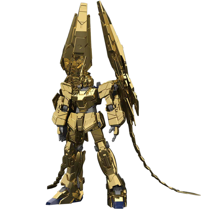 万代模型 HGUC 1/144 独角兽3号机 菲尼克斯 NT.ver (金色电镀）