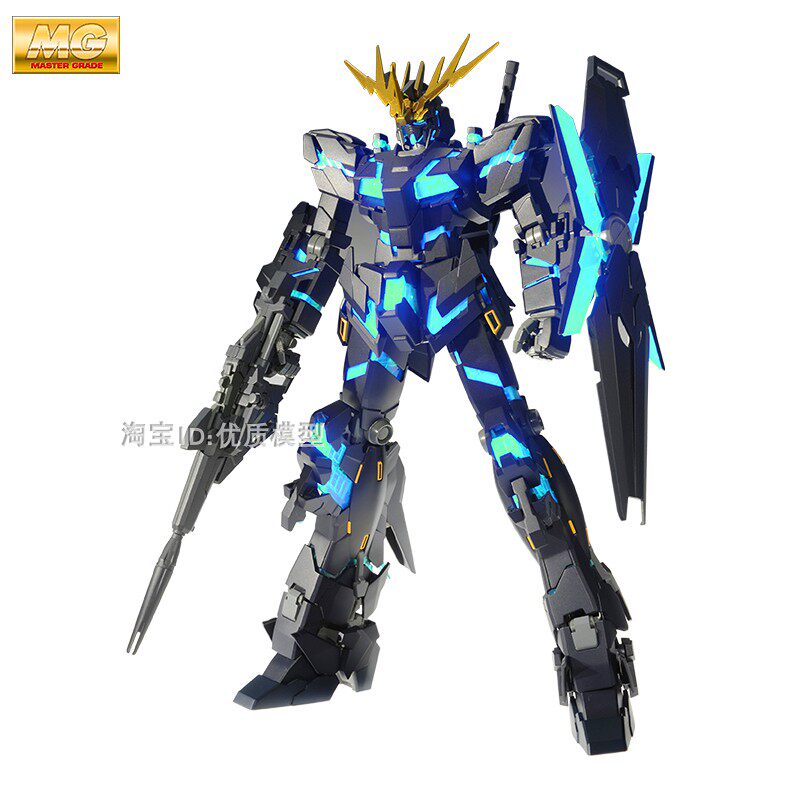 进口万代模型 MG 1:100 独角兽2号机高达 报丧女妖限定版决战式样