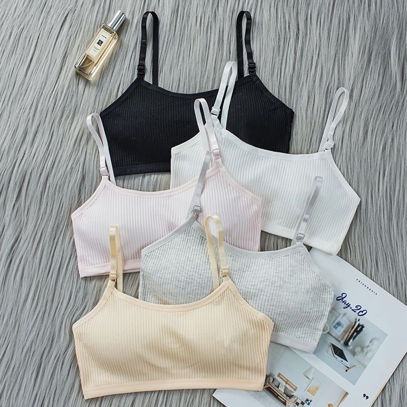 少女内衣发育期10-16岁初中生高中生文胸女童薄款运动大码小背心