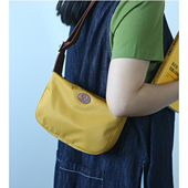 布谷森林女士夏新款 尼龙小包包单肩包小众斜挎包手机包小方包B574