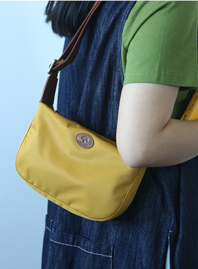 布谷森林女士夏新款尼龙小包包单肩包小众斜挎包手机包小方包B574