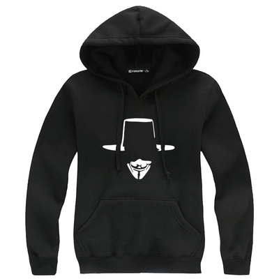 欧美电影印花男款加绒加厚卫衣