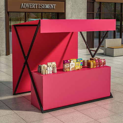 户外网红集市摊位架铁艺摆摊展示架夜市活动摆摊桌可移动棚架