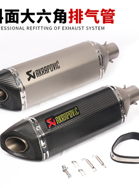 rc390 小忍者DL250 ninja400502C FZS150摩托车跑车改装排气