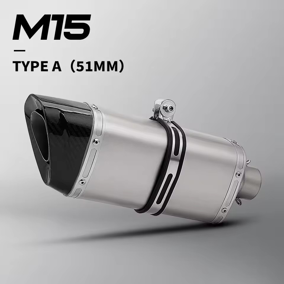 适用于450SR MT07 675SR ninja400 zx6r zx4r摩托车改装排气管