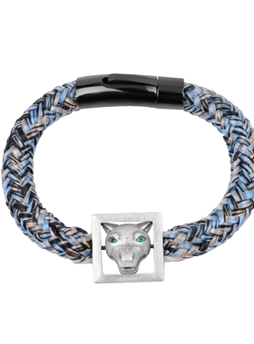 男士霸气风狼头户外复古手饰品