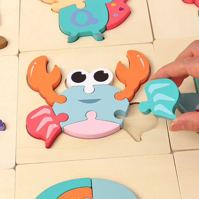 蒙氏拼图幼儿童1-23岁宝宝早教益智力开发动脑木质立体男女孩玩具,玩具/童车/益智/积木/模型,拼图/拼板,淘宝优惠券,粉丝福利购,淘宝优惠卷