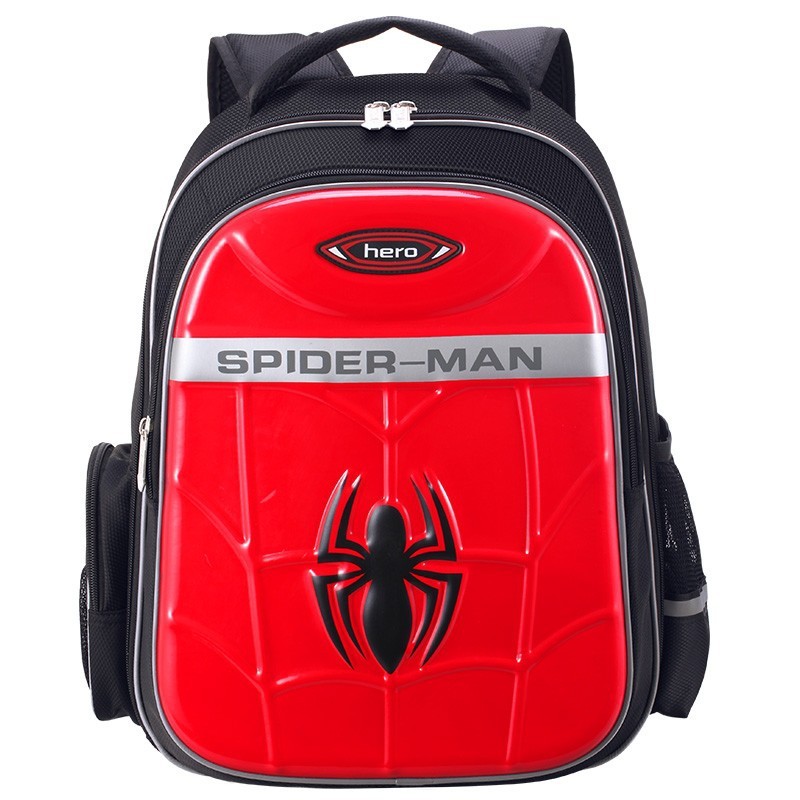 迪士尼小学生书包男孩蜘蛛侠双肩包1-3-4-6年级美国队长儿童背包