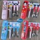 Disney迪士尼儿童餐具套装 3D卡通造型练习筷子 304不锈钢家用叉勺