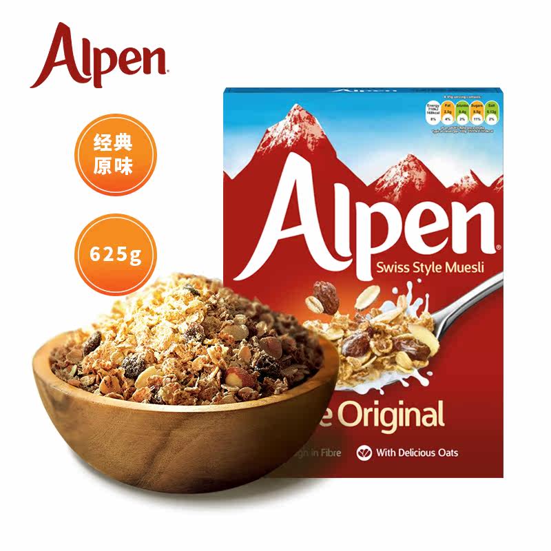 英国进口维多麦Weetabix水果燕麦片欧倍Alpen（原味）625g瑞士风在类目 咖啡/麦片/冲饮, 藕粉/麦片/冲饮品, 冲饮麦片中 - 来自Buy2taobao.com提供专业的淘宝代购服务