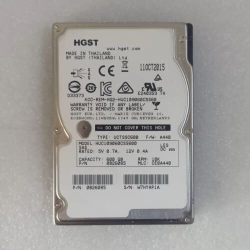 议价HGST/日立 HUC109060CSS600 600G 2可维修
