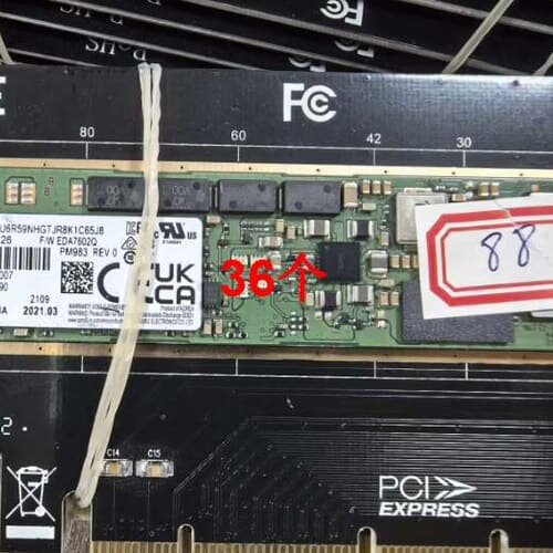 议价PM983 22110 nvme ssd 1.92T，不带p可维修