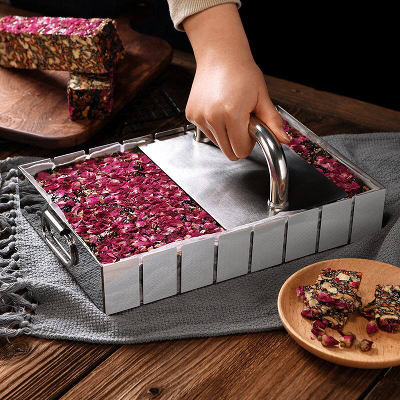 做米花糖的模具熬做阿胶糕沙琪玛牛轧糖雪花酥专用模具盘冷却定型