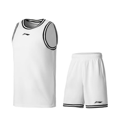 李宁无袖背心运动服专业比赛服