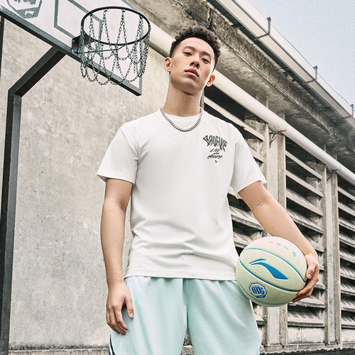 李宁2026夏季新品反伍BADFIVE男子吸湿排汗短袖文化衫AHSU423