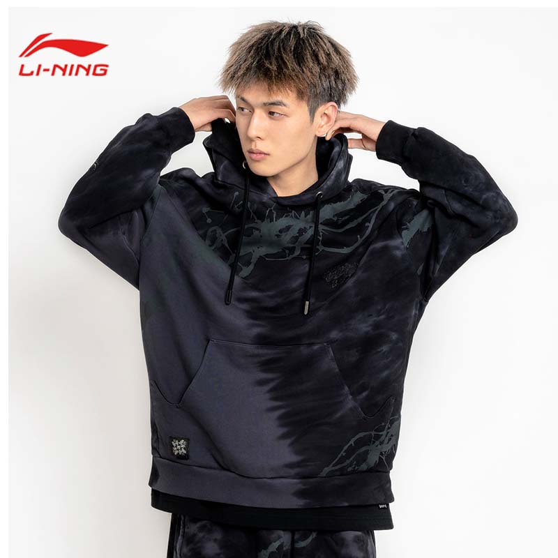 李宁篮球男冬季舒适连帽时尚潮流