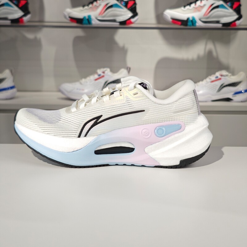 Lining/李宁正品烈骏7 V2女子轻质缓震稳定透气低帮跑步鞋ARZU004