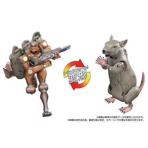 日版顺丰 孩之宝 BW超能勇士 MPG-15老鼠勇士 大师级 无售后
