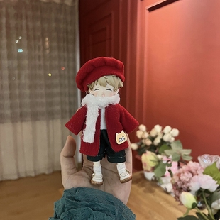 红毛呢ob11娃衣阿巳体8分bjd12分套装 gsc出逃体 17厘米娃娃ymy