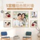 客厅简约照片墙房间走廊北欧风照片墙装 饰画定制包印照片生日礼物