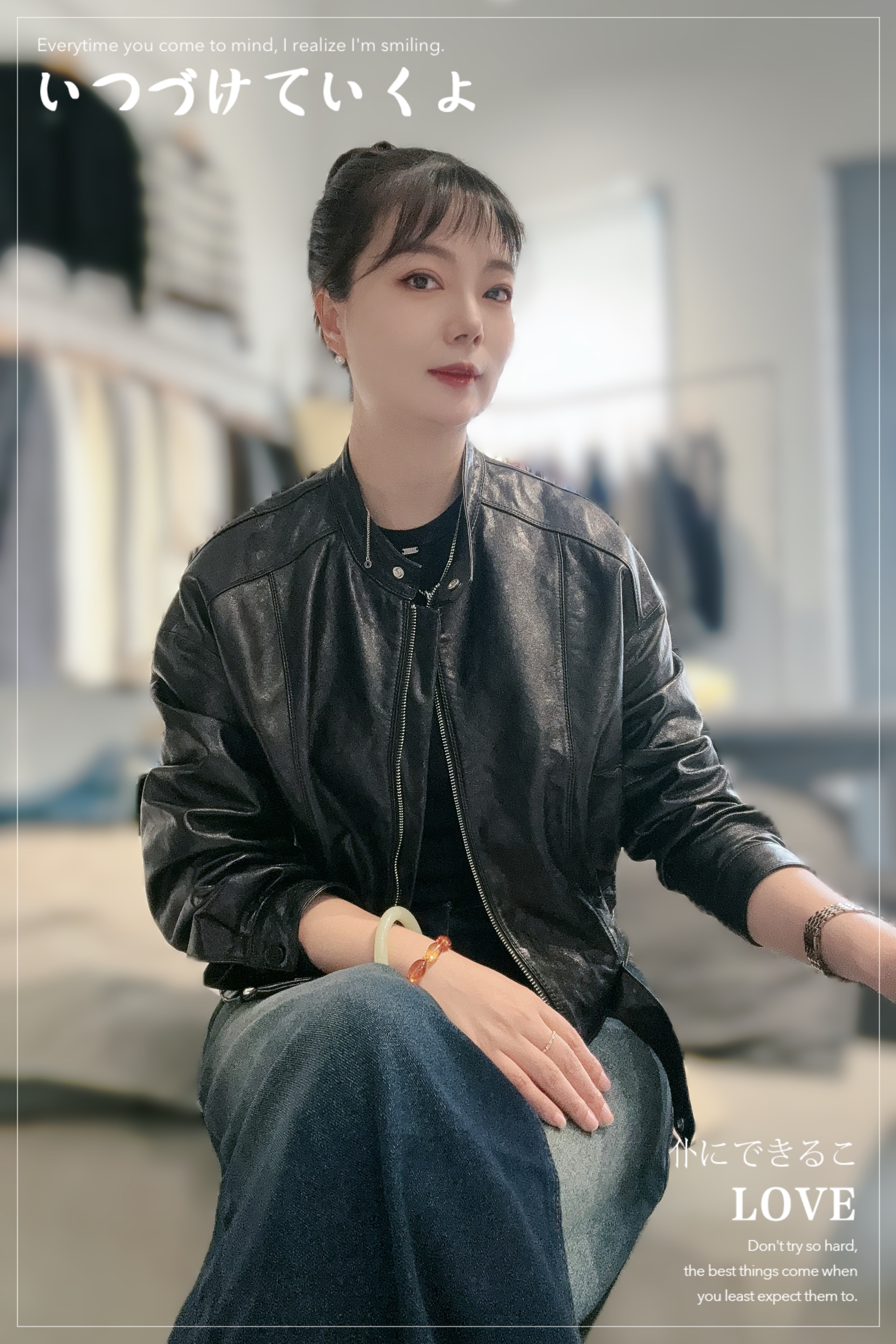 欧洲站秋款时尚立领拉链显瘦百搭机车款绵羊皮舒适真皮外套女5611
