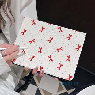 超创意书本式适用2025ipad11a16平板保护套10.9第10代2021款10.2寸air45翻盖mini67蝴蝶结pro11Air11软壳9.7