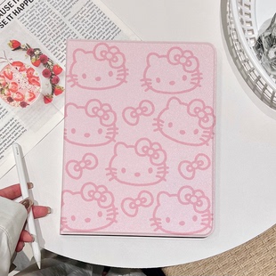 超创意书本式适用2025ipad11a16平板保护套第10代2021款9代10.2寸air45翻盖mini7凯蒂猫pro11Air11软壳9.7air