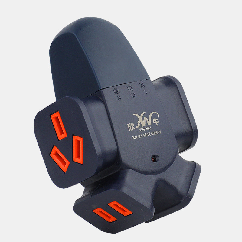 16A防爆抗摔地拖插座十字插板