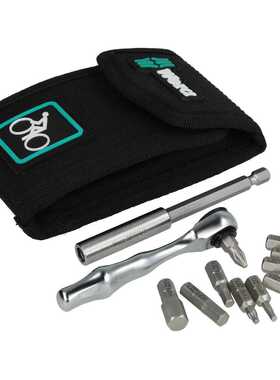 WERA德国维拉 Bicycle Set 棘轮扳手 自行车工具组套8001A 004170