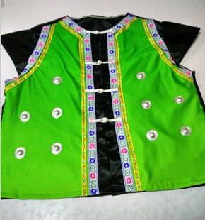 民族男服装彝族土家族佤族哈尼族拉祜族傈僳族男演出服跳竹铃