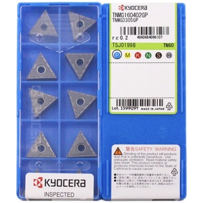 进口三角形京瓷数控刀片TNMG160402GP TNMG160404GP  TN60 钢件