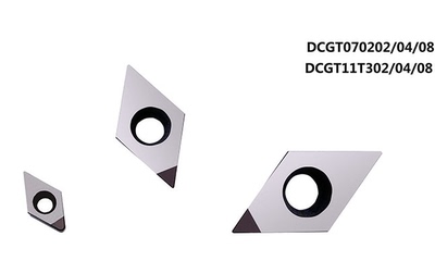 进口母材金刚石立方氮化硼刀粒PCD/CBN DCGT070204 11T304 11T308