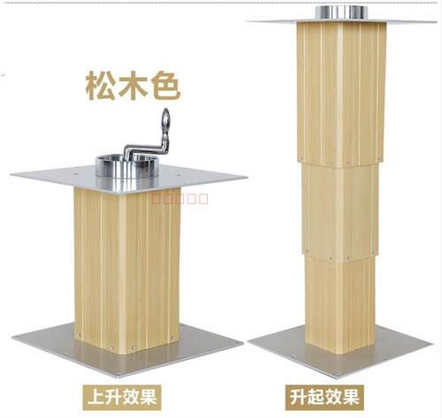促销塔塔米地台升降机榻榻米升降桌铝合金和室地柜手动手摇升降台