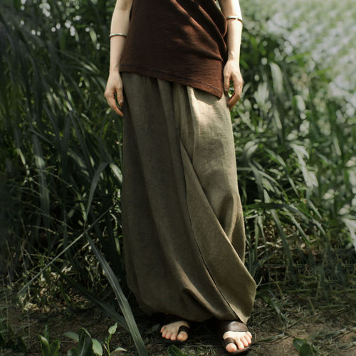 文艺氛围感半身裙女夏季