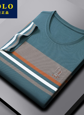 亚马逊潮牌港风半袖t恤男潮流圆领莫代尔短袖t桖夏季男士体恤直播